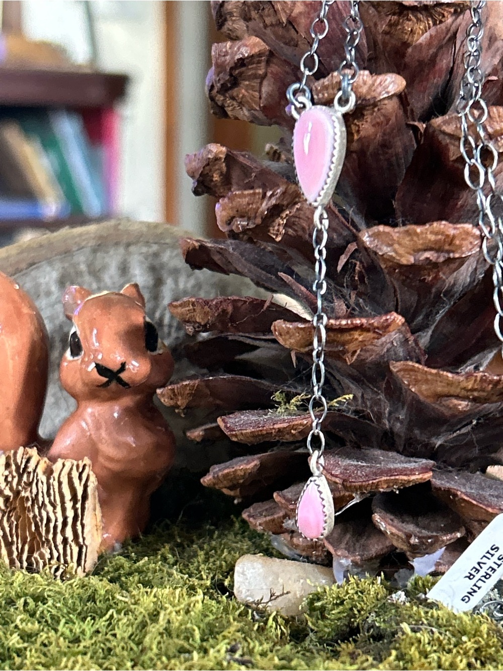 925 Sterling oh so feminine conch larait necklace